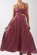 Magenta Ruffles Top