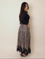 Snake Print Lace Skirt