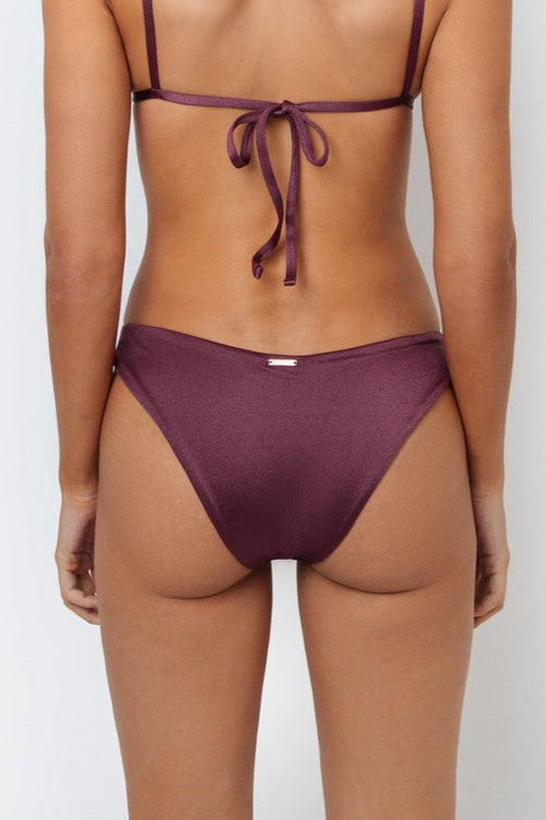 Burgundy Bikini Bottom