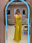 Mustard Strapless Jumpsuit