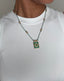 Turquoise Heart Pendant Thread Necklace
