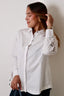Lace-up Detail Poplin Shirt