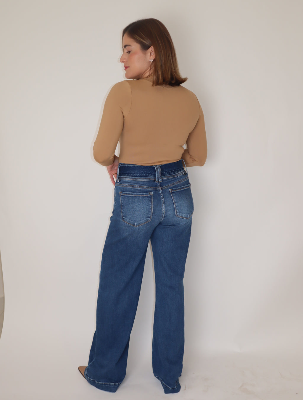 Highwaist Stretch Denim Pant