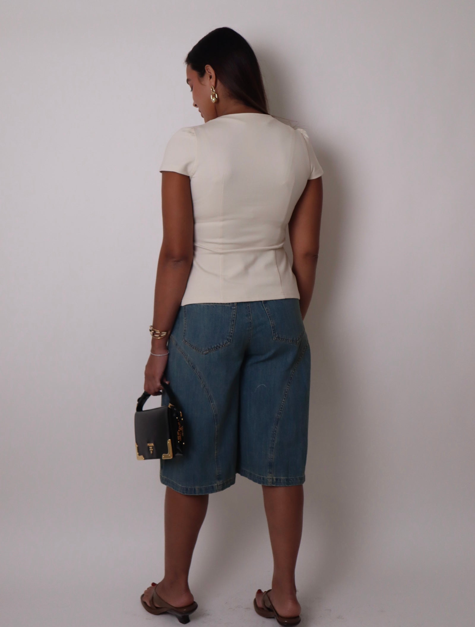 Denim Bermudas