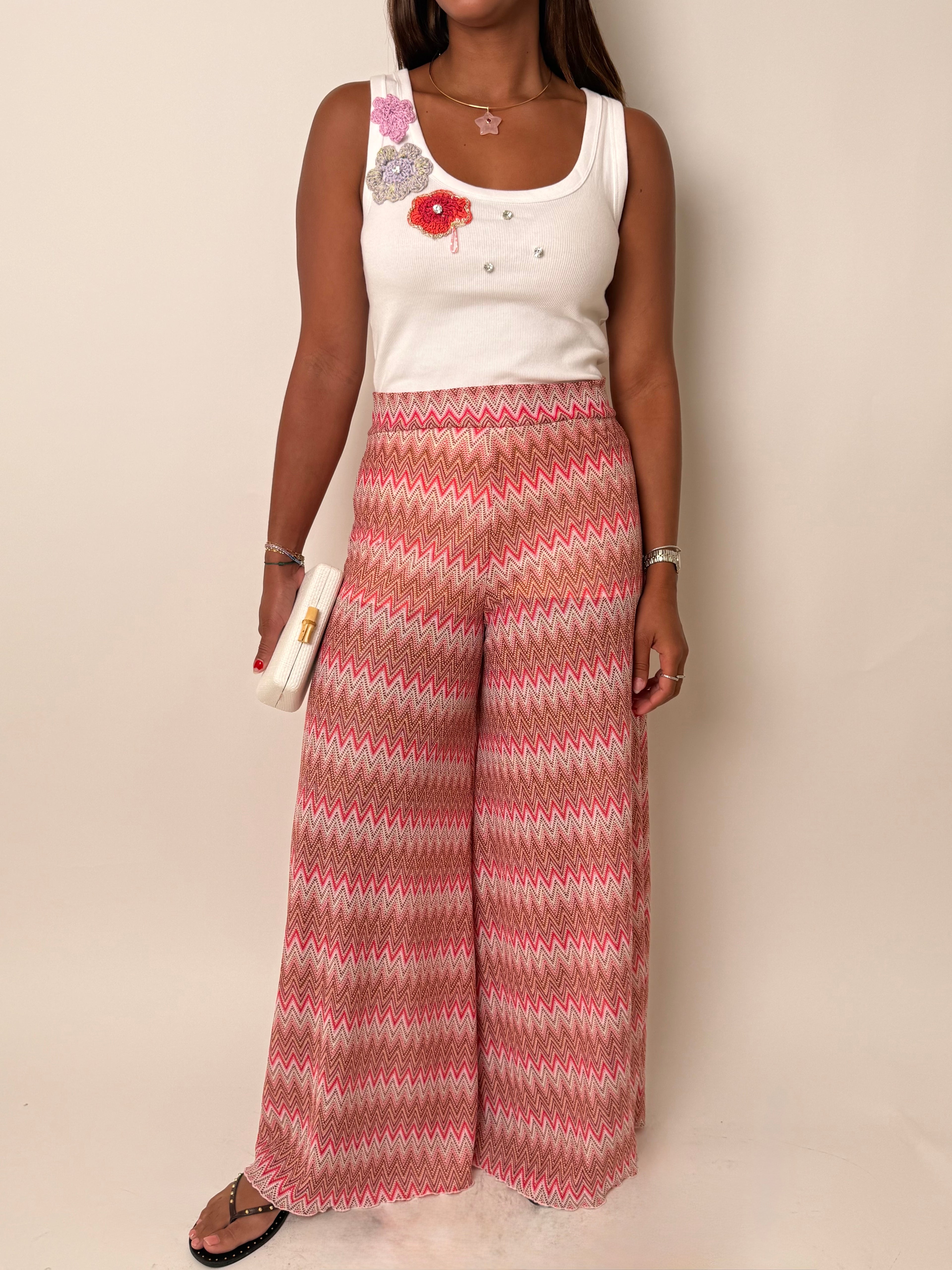 Chevron Pink Pant