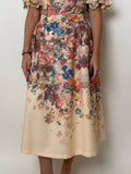 Floral Long Skirt