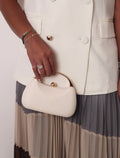 Woven Canvas Clutch