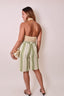 Green Stripes Bermuda Short