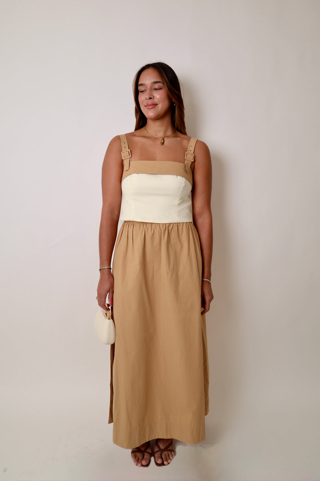 Side Slit Cropped Skirt