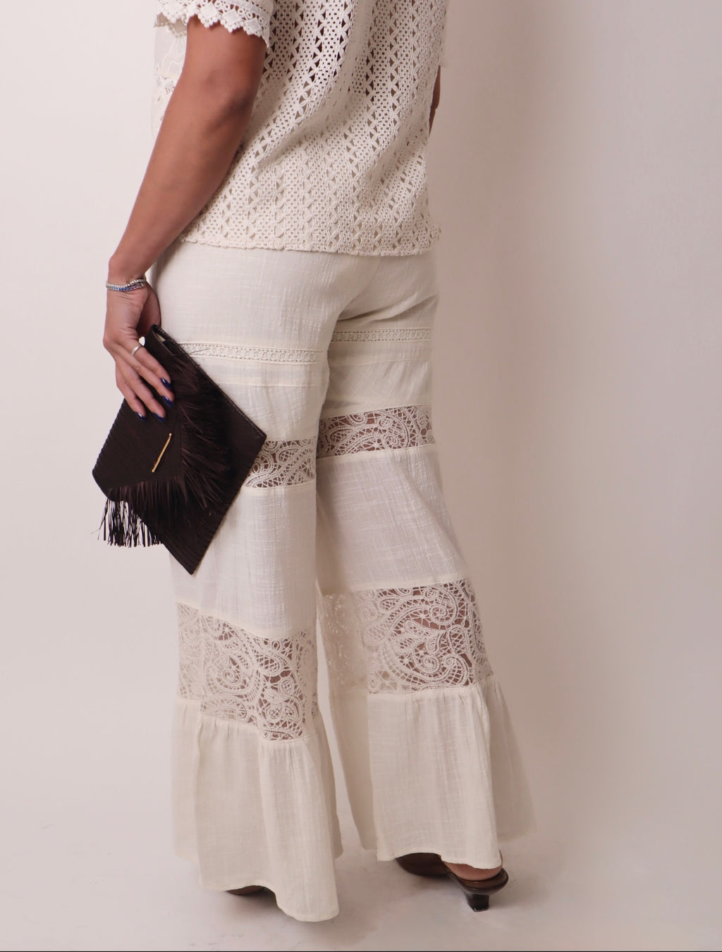 Wide Leg Tiered Pants