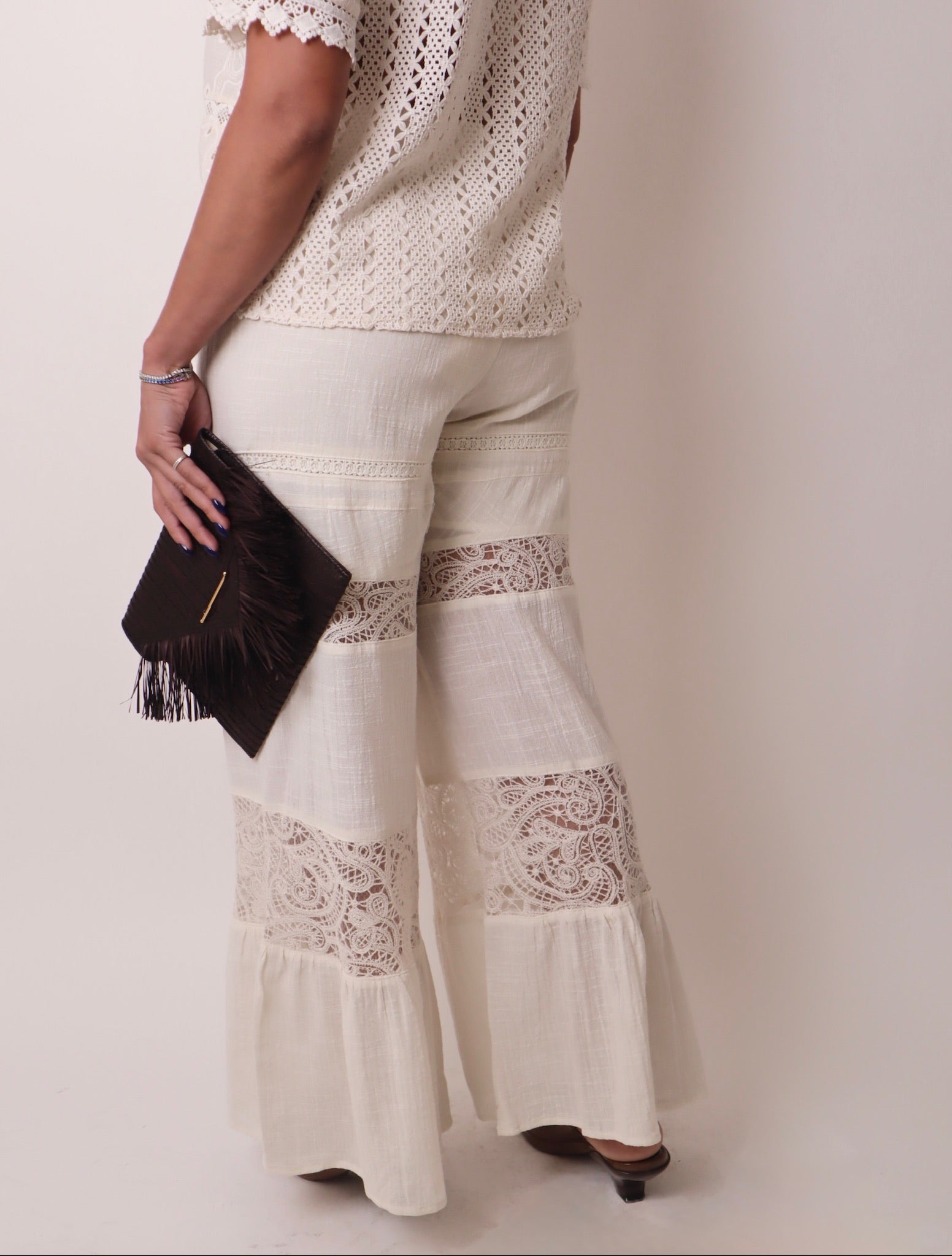 Wide Leg Tiered Pants
