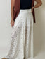 Lace Front Slit Skirts