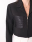 Black Sequins Crop Jacket