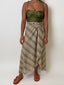 Zig Zag Sarong Green