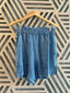 Blue High Waisted Short