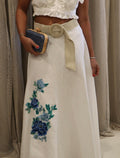 Floral Linen Skirt