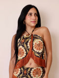 Fringe Halter Top