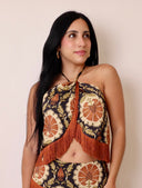 Fringe Halter Top