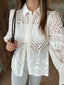 White Eyelet Lace Top