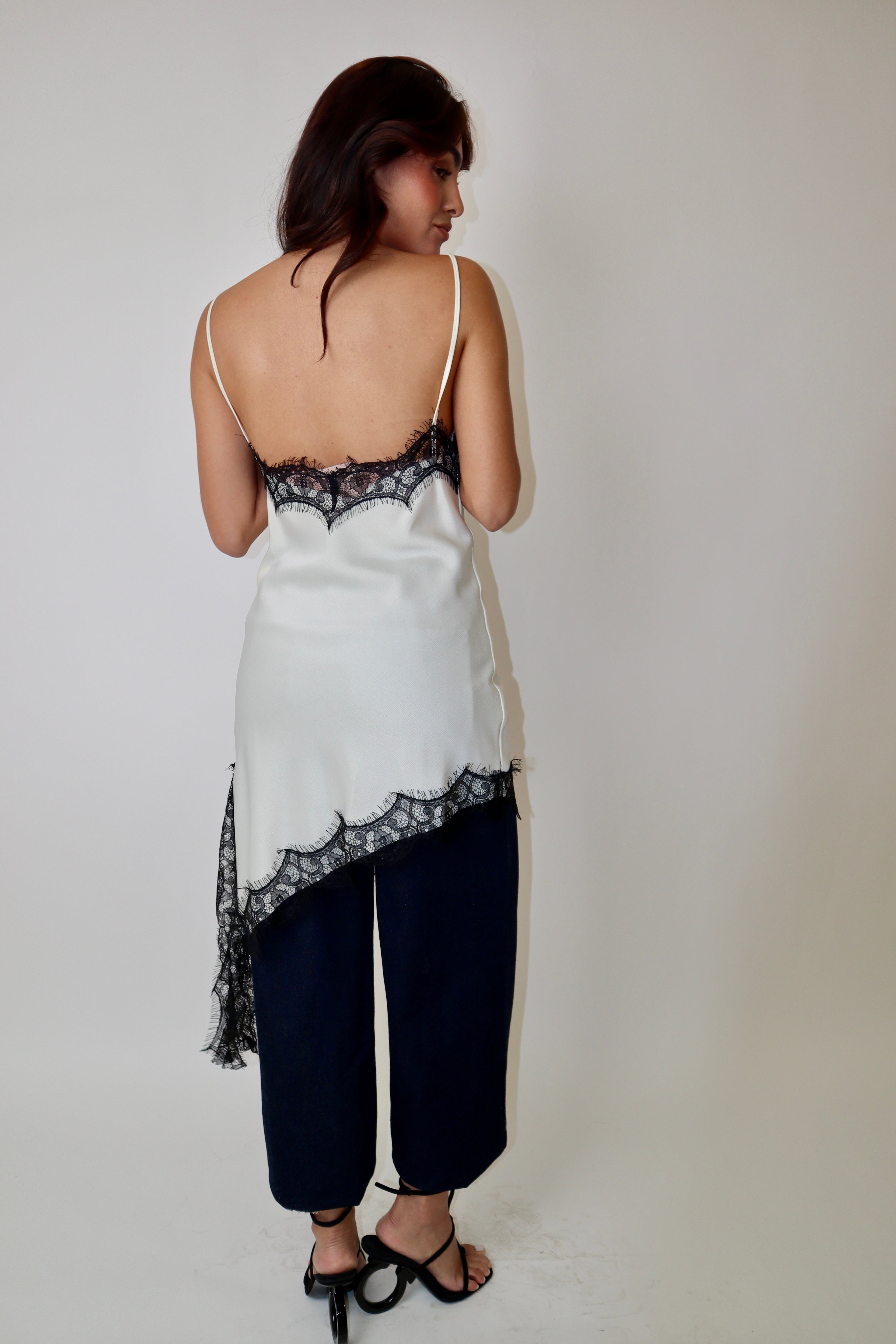 Black & White Lace Dress
