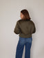 Olive Bomber Jacket