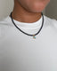 Black Mini Stone Necklace