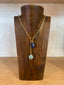 Lariat Chain Stones Necklace