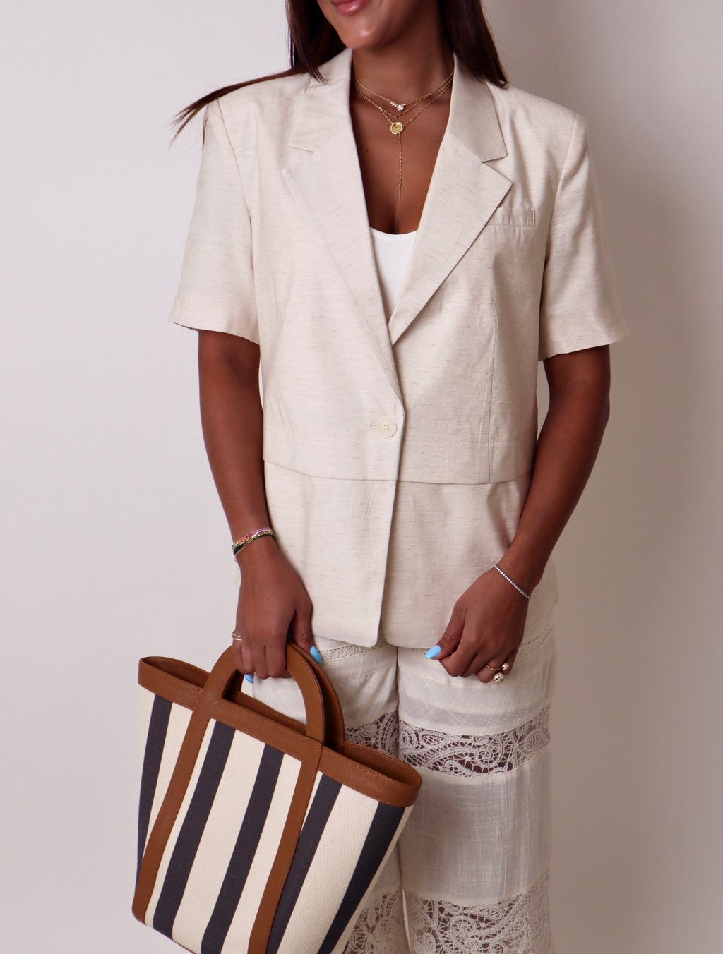 Short Sleeve Blazer