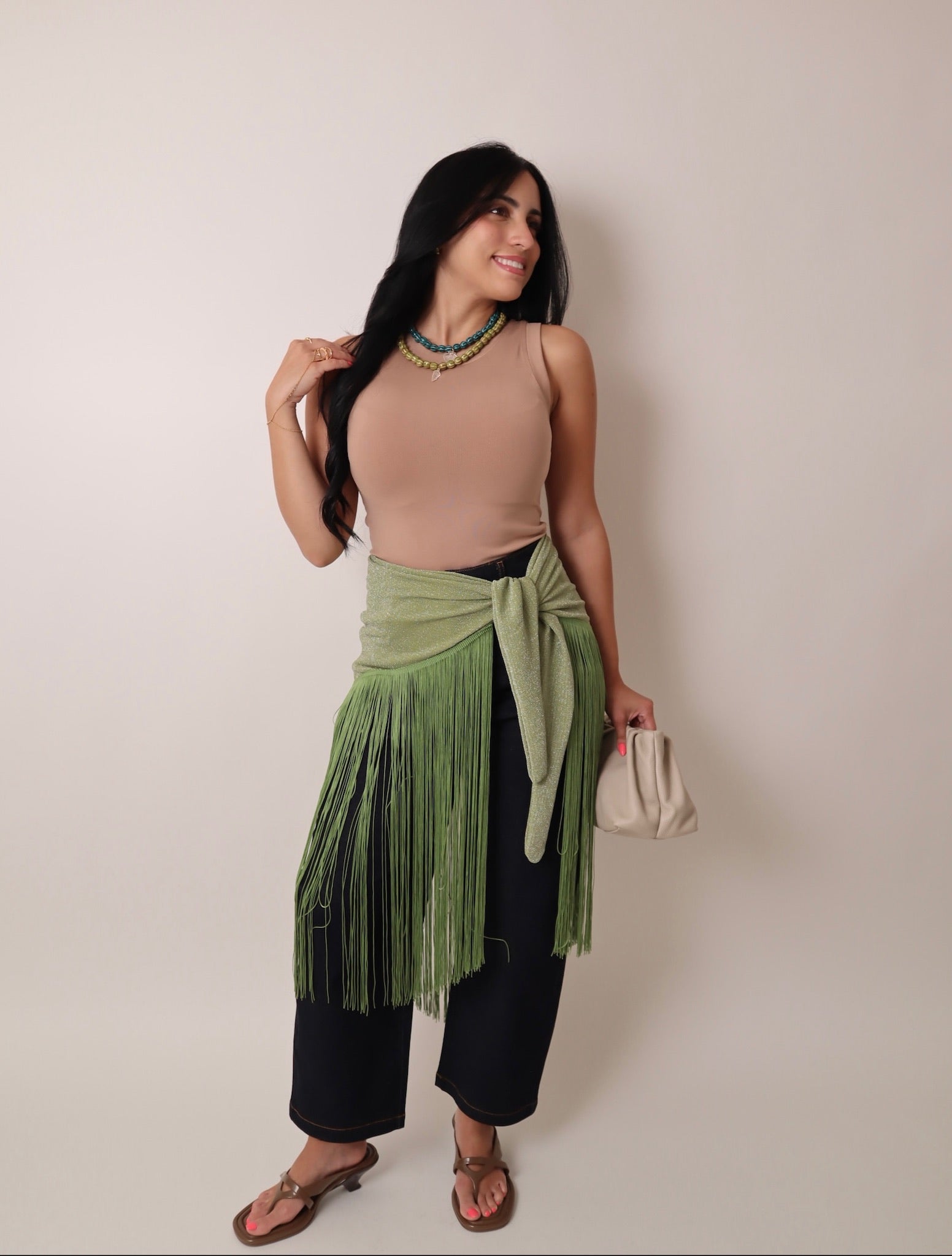 Multi Use Fringe Skirt/Top