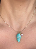 Amazonite Shell Necklace