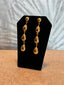 Gold Falling Drops Earrings