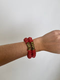 Crystal Gold Detail Stretch Bracelet (Set)