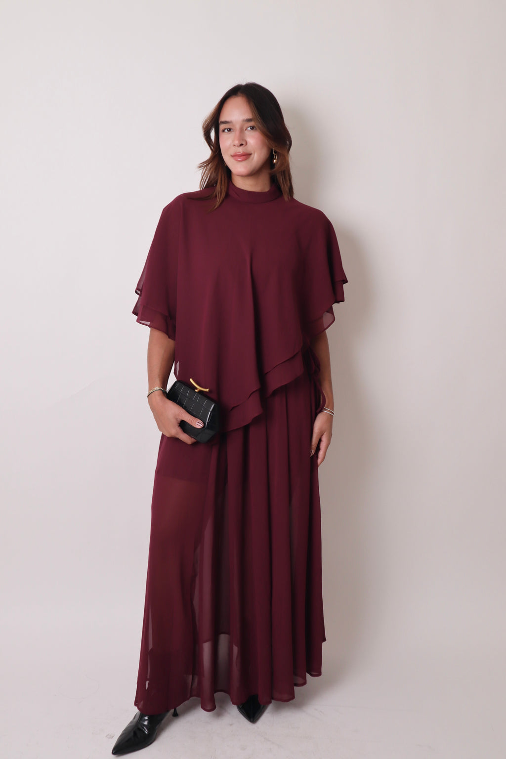 Amorette Cape Style Top