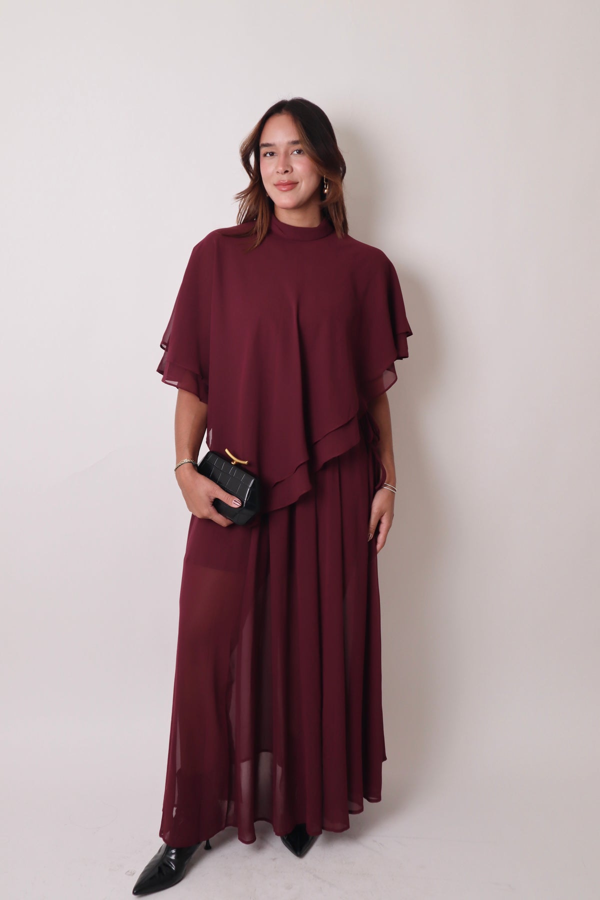 Amorette Cape Style Top
