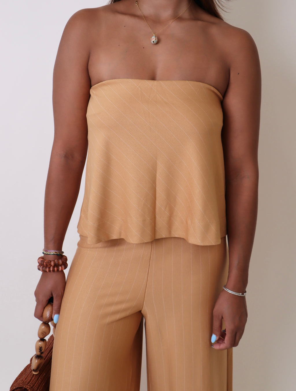Strapless Layered Jumpsuit