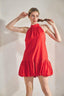 Red Halter Dress