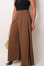 Coffee Wide Leg Pants