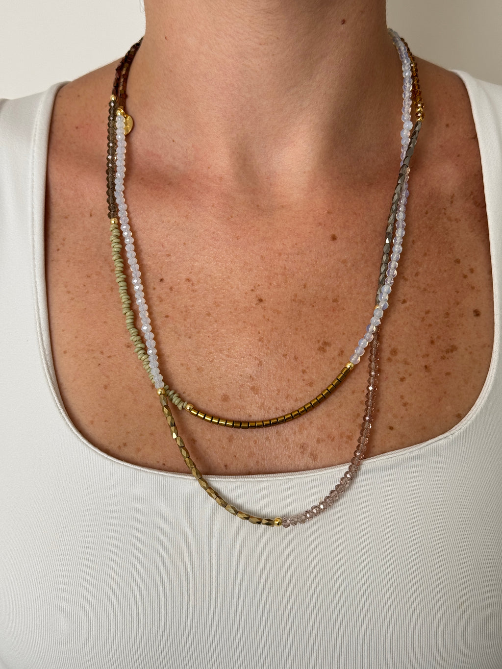 Mini Beads Infinite Necklace