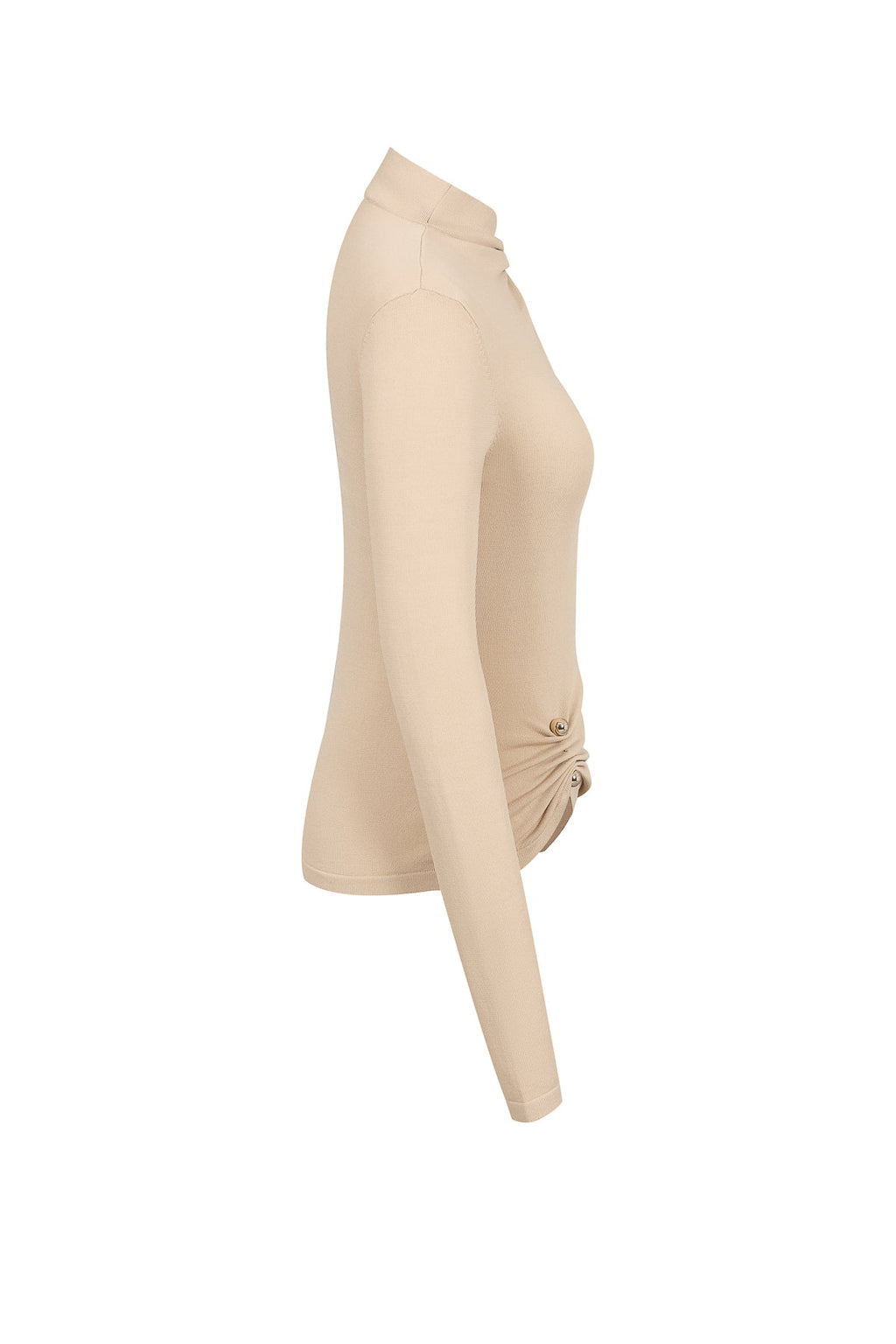 Long Sleeve Gold Trim Top