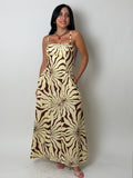 Sun Print Maxi Dress