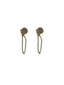 Gold Circle Dainty Earrings
