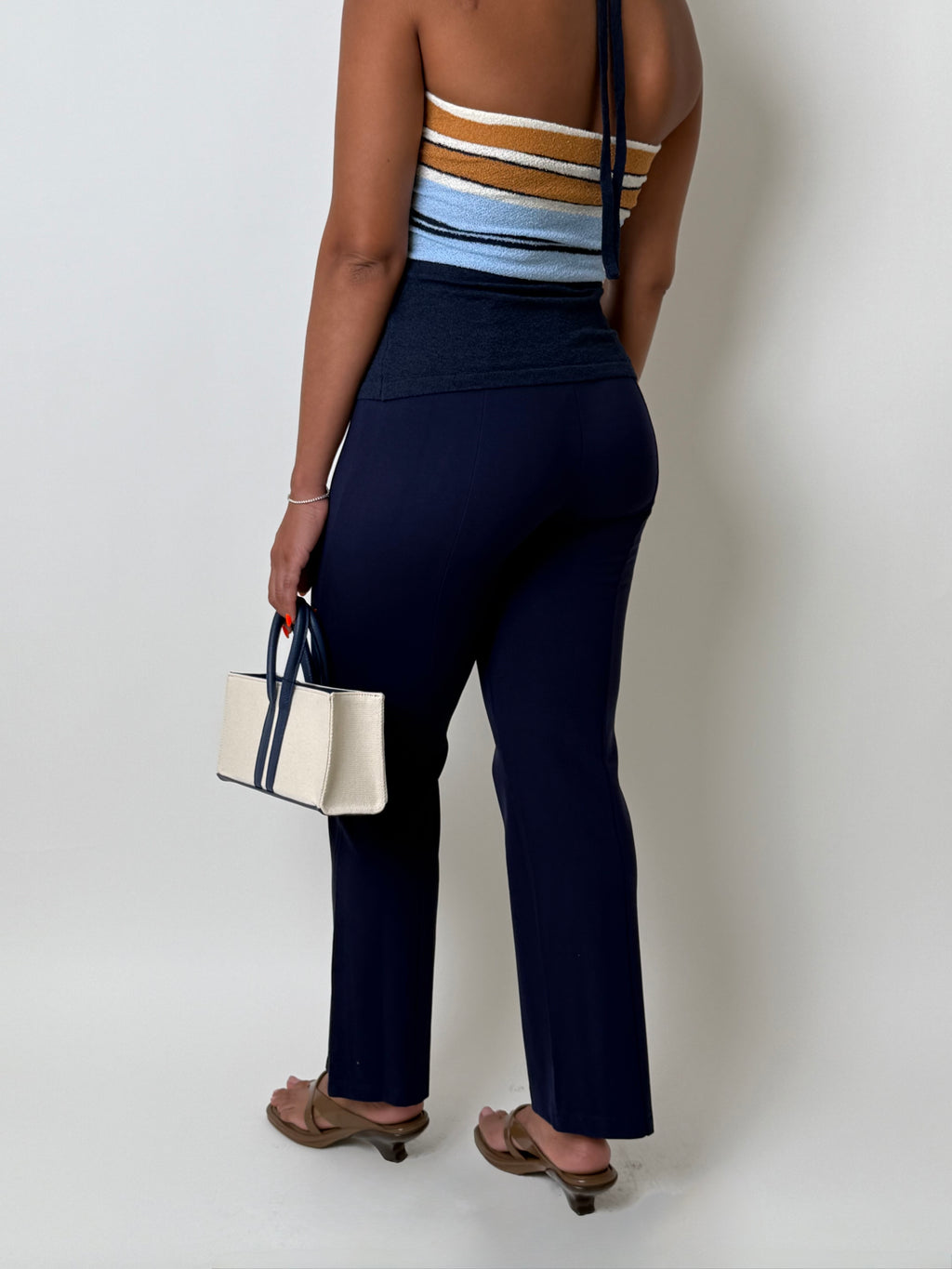 Casual Straight Leg Stretch Pants