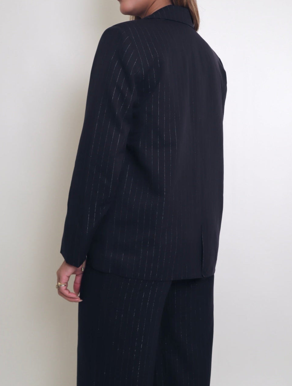 Pinstripe Blazer