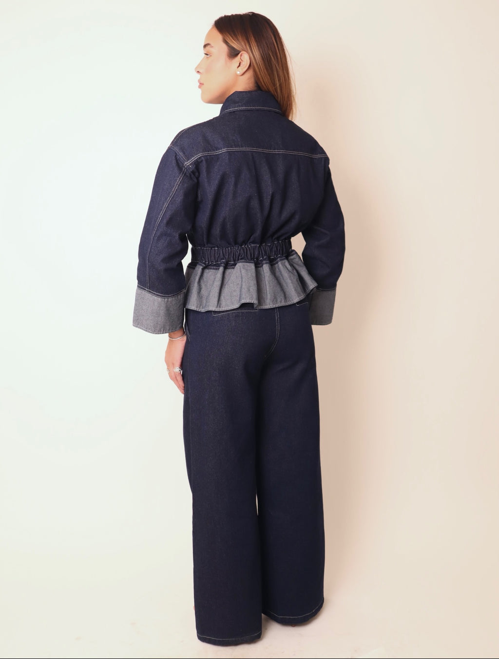 Wide Leg Denim Pant