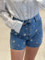 Embellished Denim Short