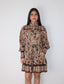 Brown Flowers Dress