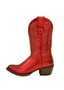 Metallic Red Boots