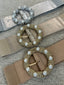 Metallic Pearls Stretch Belts