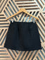 Black Sequins Mini Skort