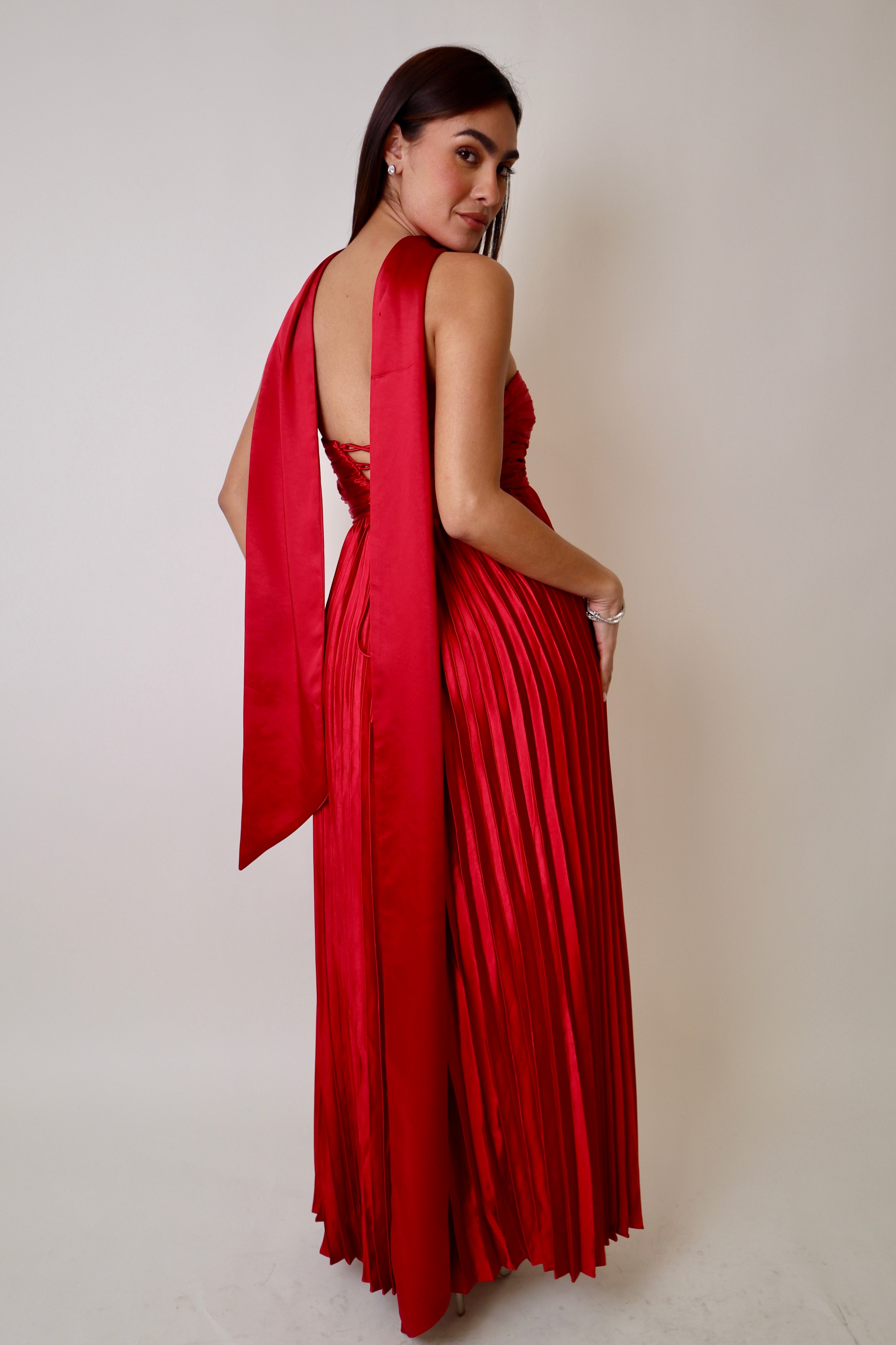 Aster Pleated Dress